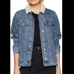 Sherpa Lined Jean Jacket